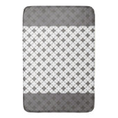 Tapis De Bain Motif de fleurs de bronze rustique (devant Vertical)