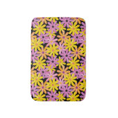 Tapis De Bain Motif de fleurs de Gerbera, arrière - plan (Devant (Vertical))