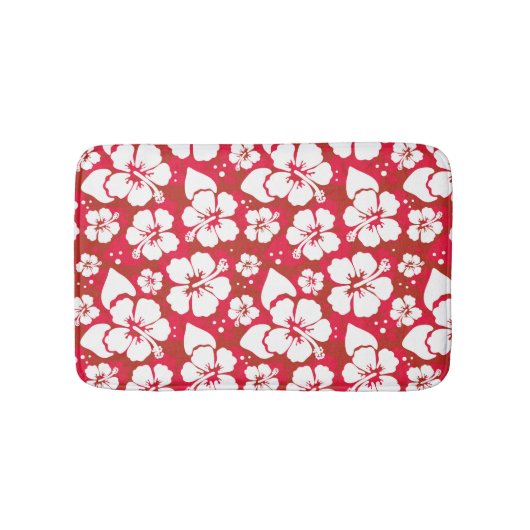 Tapis De Bain Motif de fleurs de ketmie (Devant)