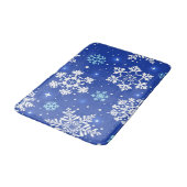 Tapis De Bain Motif de flocon de neige (Angle)