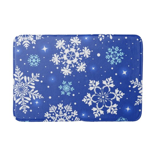 Tapis De Bain Motif de flocon de neige (Devant)