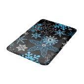 Tapis De Bain Motif de flocon de neige	 (Angle)