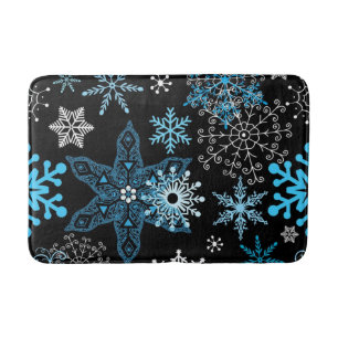 Tapis De Bain Motif de flocon de neige	