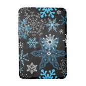 Tapis De Bain Motif de flocon de neige	 (Devant (Vertical))