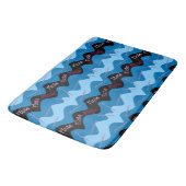 Tapis De Bain Motif de flute rose (Angle)