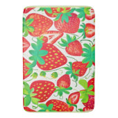 Tapis De Bain Motif de fraises (devant Vertical)