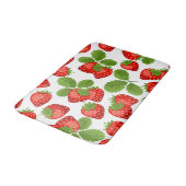Tapis De Bain Motif de fraises (Angle)