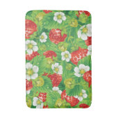 Tapis De Bain Motif de fraises (Devant (Vertical))