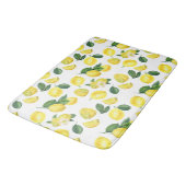 Tapis De Bain Motif de fruits aux citrons jaunes (Angle)