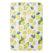 Tapis De Bain Motif de fruits aux citrons jaunes (devant Vertical)