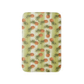 Tapis De Bain Motif de fruits vert orange tropicale à l'ananas (Devant (Vertical))