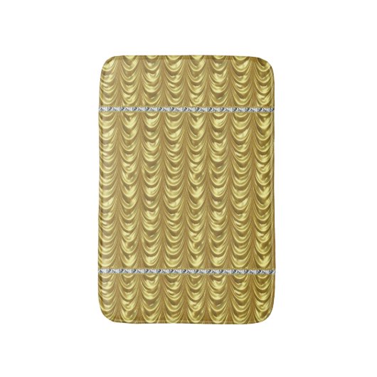 Tapis De Bain Motif de goutte d'or (Devant (Vertical))