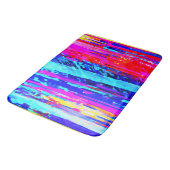 Tapis De Bain Motif de gravure de couleur (Angle)