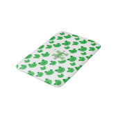 Tapis De Bain Motif de grenouille monogramme faune bébé (Angle)