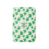 Tapis De Bain Motif de grenouille monogramme faune bébé (Devant (Vertical))