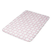 Tapis De Bain Motif de grille minimal (Angle)