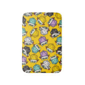 Tapis De Bain Motif de jeu de dés D20 (Devant (Vertical))