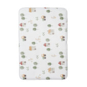 Tapis De Bain Motif de la ferme d'aquarelle (Devant (Vertical))