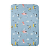 Tapis De Bain Motif de la scène du Doodle Town (Devant (Vertical))