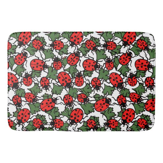 Tapis De Bain Motif de Ladybug Art nouveau (Devant)