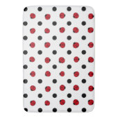 Tapis De Bain Motif de ladybug rétro (devant Vertical)