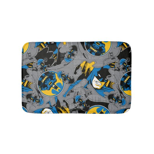Tapis De Bain Motif de lancer à fond Batman (Devant)