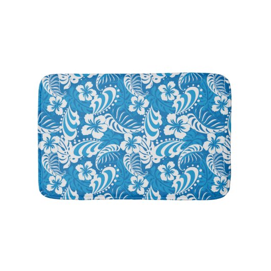 Tapis De Bain Motif de l'Hibiscus tropical (Devant)