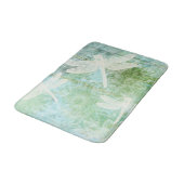 Tapis De Bain Motif De libellules Et De Fleurs (Angle)