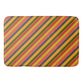 Tapis De Bain Motif de ligne coloré (Devant)