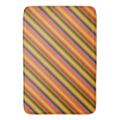 Tapis De Bain Motif de ligne coloré (devant Vertical)