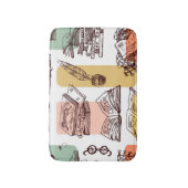 Tapis De Bain Motif de livre (Devant (Vertical))