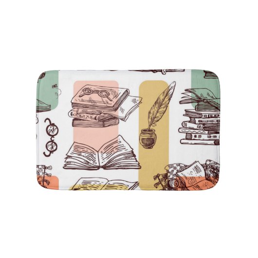 Tapis De Bain Motif de livre (Devant)
