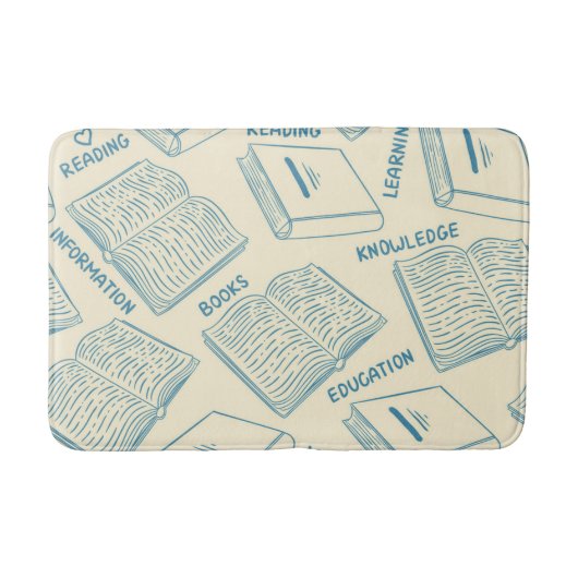 Tapis De Bain Motif de livre (Devant)