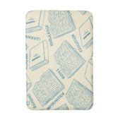 Tapis De Bain Motif de livre (Devant (Vertical))