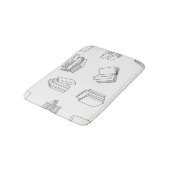 Tapis De Bain Motif de livre (Angle)