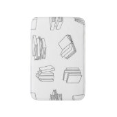 Tapis De Bain Motif de livre (Devant (Vertical))