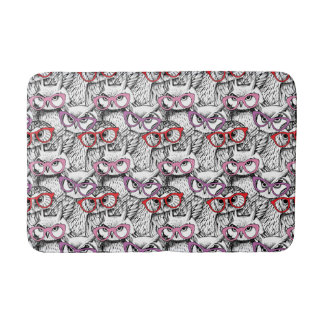 Tapis De Bain Motif de lunettes de hibou