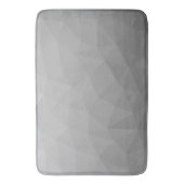 Tapis De Bain Motif de maillage géométrique gris (devant Vertical)