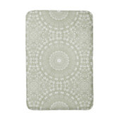 Tapis De Bain Motif de mandala Sage Green (Devant (Vertical))