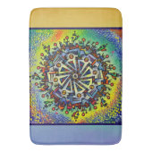 Tapis De Bain motif de Mandela (devant Vertical)