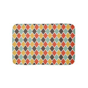 Tapis De Bain motif de mode tribal ikat moderne