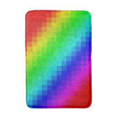 Tapis De Bain Motif de mosaïque arc-en-ciel, (Devant (Vertical))