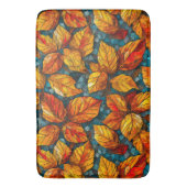 Tapis De Bain Motif de mosaïque d'automne (devant Vertical)