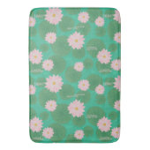Tapis De Bain Motif de nénuphars japonais (devant Vertical)