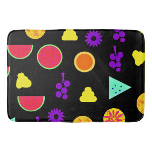 Tapis De Bain Motif de Neon Paradise aux fruits tropicaux