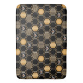 Tapis De Bain Motif de nid d'abeille (devant Vertical)