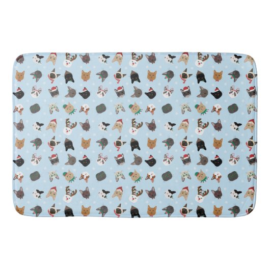 Tapis De Bain Motif de Noël du chat (Devant)