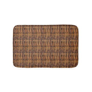 Tapis De Bain Motif de panier d'osier