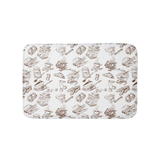 Tapis De Bain Motif de papier (Devant)