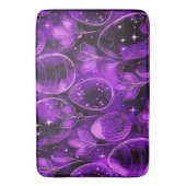 Tapis De Bain Motif de Pâques gothique violet (devant Vertical)